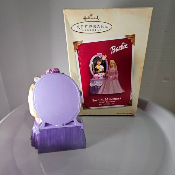 Hallmark Keepsake Barbie Special Memories Ornament Photo Holder Dated 2003 - Picture 8 of 9